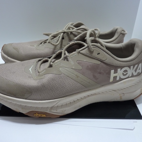 HOKA One One Transport Dune /Beige Men Shoes sz 9.5 D Golf Basketball - Picture 1 of 10